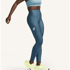 Peloton High Rise Show Up Pocket Legging Blue L